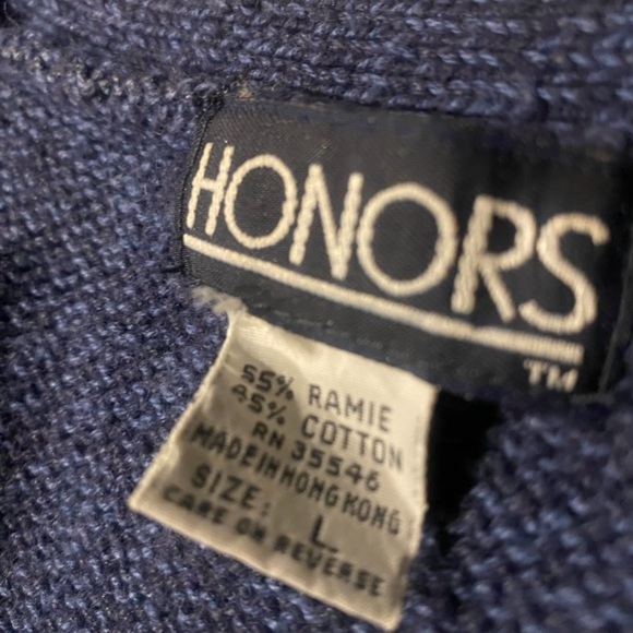 ✨ 80’s Vintage Embroidered Floral Button-Front Sweater Vest ✨ - Picture 5 of 5